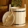 Lipa shade, 15l, stainless hoop, with a lid, "Dobroparov"