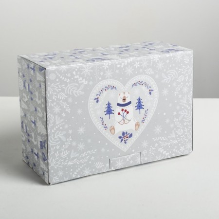 Folding box "New Year", 22 x 15 x 10 cm, New Year-2