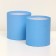 Set of round boxes 2B1, "blue", without a cover, 10 x 10 x10.5 cm