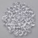 Crystals are plastic decorative, set 45 pcs., Size 1 pc. - 2.5 × 2 cm, the color is transparent