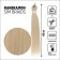 SIM-BRAIDS Kanecalon is monophonic, corrugated, 65 cm, 90 gr, color blond (#613)