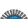 Brush for Ushm Zubble 35192-200_z01, flat, steel, wicker bunches, 0.5 mm, 200 mm x M14