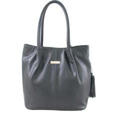 Bag Women's claim. Kozh, lightning, gray color