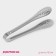 Kitchen forceps with perforation of the share, 201 steel, 18 cm
