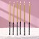 Candles in the cake "Holiday", 6 pcs, 14.5 cm, gold with black