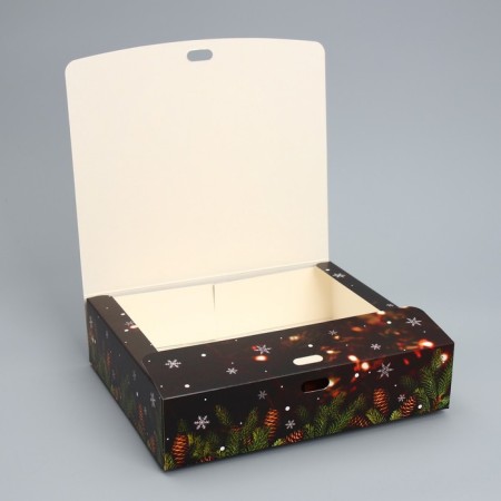 Gift Box "wonderful moments", 20 x 18 x 5 cm, new year-2