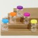 The basis for creativity and decor is a jar with a lid "elegant", size 6.5 × 3.5 × 3.5 cm, color mix