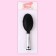 Massage comb, 7 × 24 cm, black/silver color