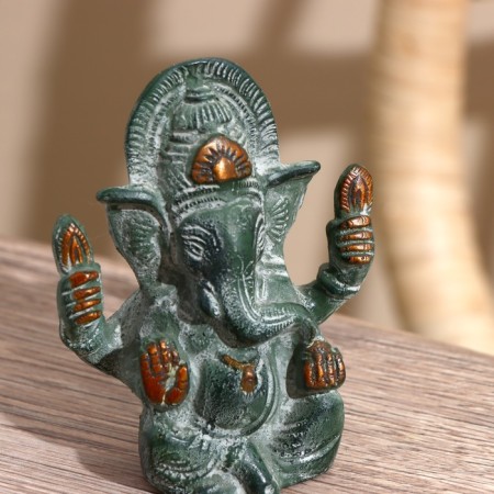 Souvenir "Ganesha" Antik, brass 9 cm-1