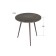 Table Ricon Straip, 550x550x550, Grange/wine metallic