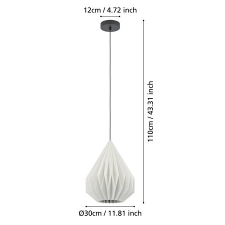 Minting chandelier, 1x25W E27-5