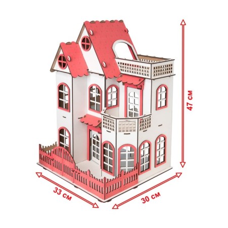 Puppet house "prestige" white-3