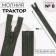 Lightning "Tractor", No. 8, detachable, castle machine, 90 cm, khaki color