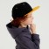 Basebolka with a direct visor for the boy Minaku, size 56, black/yellow color