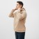 Male sweatshirt is laid down, beige color, size 46-48 (m-l)