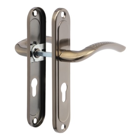 Lockland 003 strap handles, m/o 55 mm, bronze color