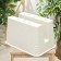 Kashpo on the railing "rattan", 12 l, beige color
