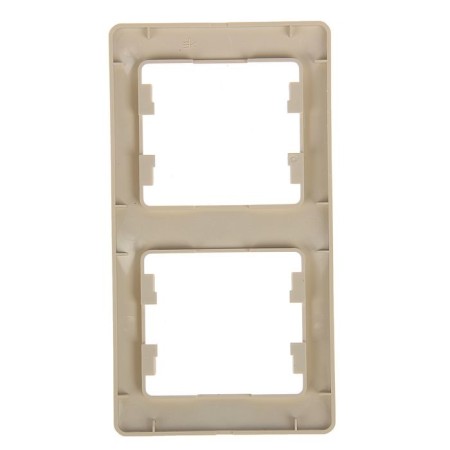 The frame "Glossa" Sche GSL000206, double, vertical, beige color-1
