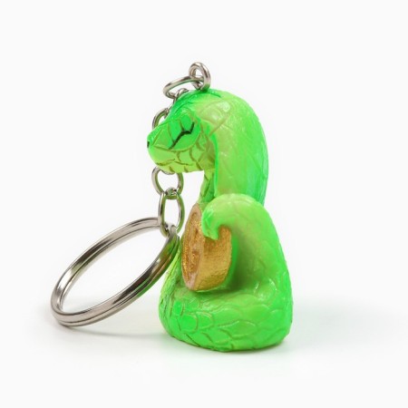 New Year's keychain for keys, voluminous "New Year: New Year Mix" New Year: 5 pcs-5