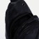 Male sling bag, artificial leather, headphone opening, black color