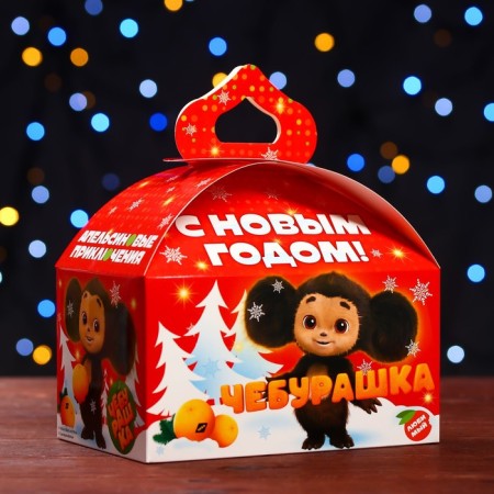 Gift box "Cheburashka", chest, 18.5 x 12.5 x 16.5 cm