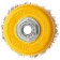 Denzel Ushm brush, 100 mm, M14, cup, twisted stainless wire 0.3 mm