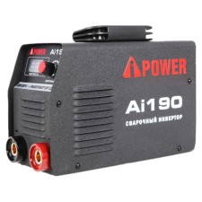 Сварочный аппарат инверторный A-iPower Ai190, 6 кВт, 25-170 А, 2.5-4 мм, КПД 85%