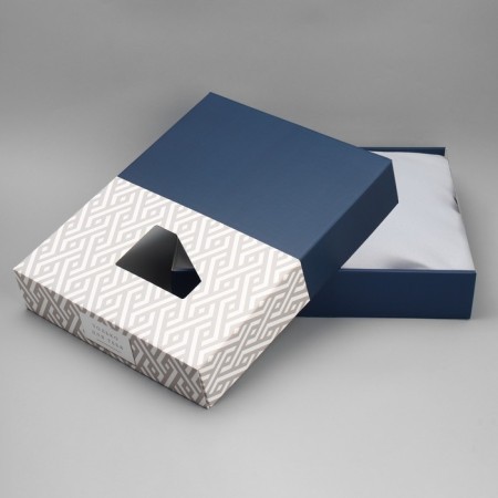 Gift box for bedding, packaging, “geometry”, 47 x 37 x 8.8 cm-3