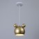 Bayerlux lamp "Barney" E27 40W gold 20x20x20-120cm