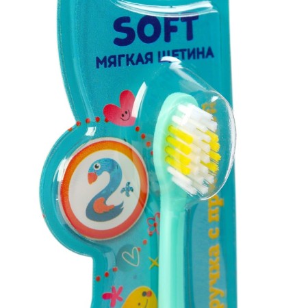 Toothbrush for children in the form of a mouse D.I.E.S. 2+, 1 pc-1