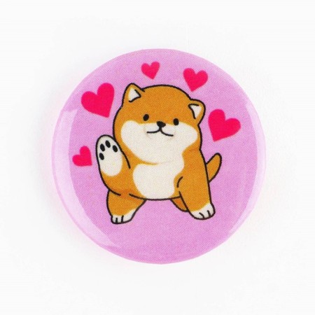 Metal icon, sunset "Cute anime", d = 2.5 cm, mix-3