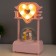 Night -bend musical "Snow Shar" 5XLED from batteries 3AAA pink 6.5x11x21cm Risalux