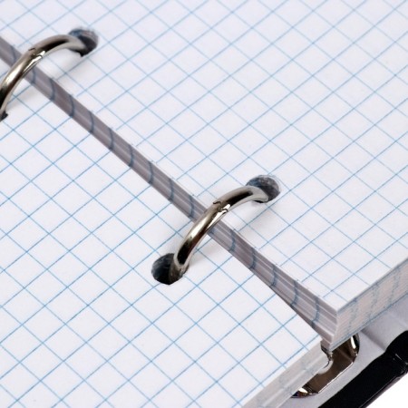 Notebook on rings, 160 sheets in the Jeep Cross cage, solid cover, glossy lamination, with a change of block-4