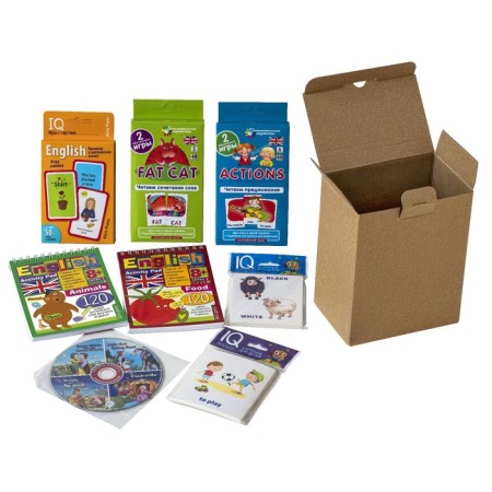 Package. Mini-comprehensive IQ-game for learning English. Level 4