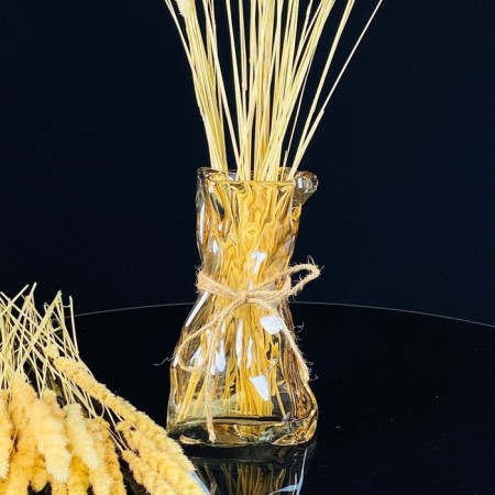 Decorative vase for Lenardi flowers, glass, 19 cm