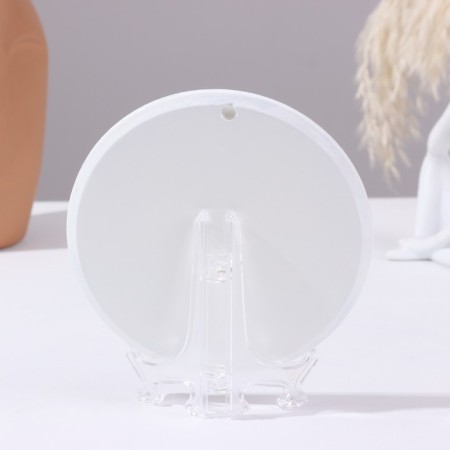 Panel-melting "Chamomile", white, d = 14.8 cm, lacquer miniature-2