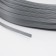 Artificial rattan 8 mm 100 m wave (silver metallic)