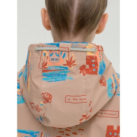 Vetrovka for girls, height 110 cm, sandy color-5