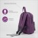Baby backpack on lightning, external pocket, reflective strip, lilac color