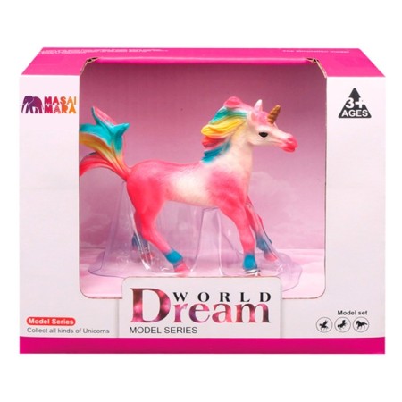 Figure "World of Fantasy: pink foal-unicoride with a rainbow mane"-3