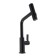 ACCOONA A5490F-9 kitchen mixer, with retractable watering can, pour 27 cm, brass, black