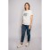 Women's T -shirt Let’s Go, size 56, Milk color