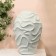 Vase for flowers Interior "Wave" color white 39 x 27 x 27 cm