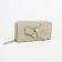 Women's wallet with lightning, green color