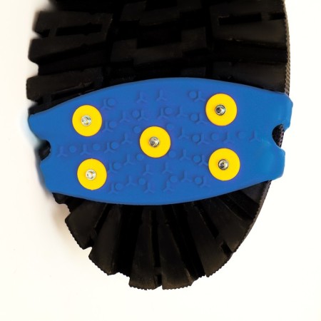 Ice toes on the toe, 5 spikes, universal, blue-2
