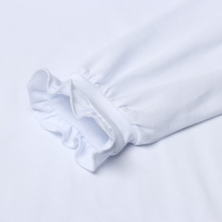 Turtleneck for girls, white color, height 128 cm-2