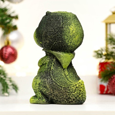 Figure "Cat" Green, 9x11x13cm-2
