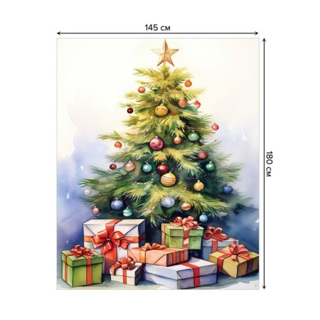 The tablecloth on the table "Fairytale holiday", rectangular, Saten, size 145x180 cm-1
