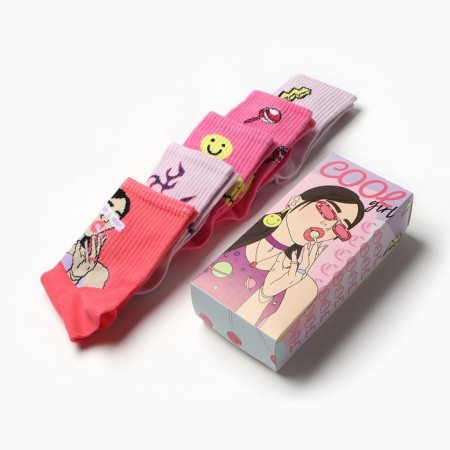 Набор женских носков KAFTAN Cool girl 5 пар, р-р 36-39 (23-25 см)-1