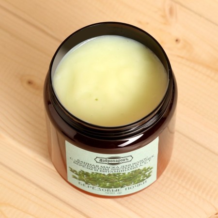 Bath mask natural "Birch buds" with a complex of vitamins, 500 g-1